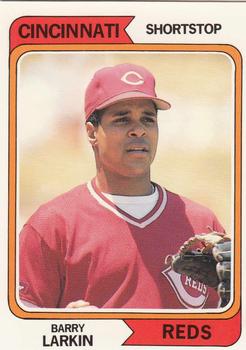 1992 SCD Sports Card Price Guide Monthly #38 Barry Larkin Front