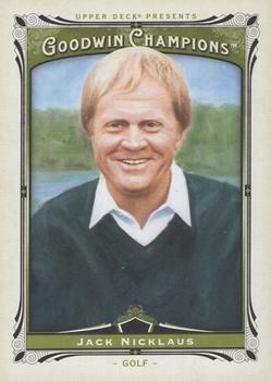 2013 Upper Deck Goodwin Champions #30 Jack Nicklaus Front