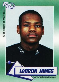 2002 Rookie Review #6 LeBron James Front