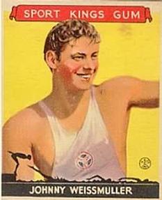 1933 Sport Kings (R338) #21 John Weissmuller Front