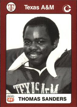 1991 Collegiate Collection Texas A&M Aggies #25 Thomas Sanders Front