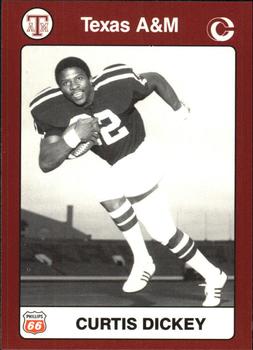 1991 Collegiate Collection Texas A&M Aggies #29 Curtis Dickey Front
