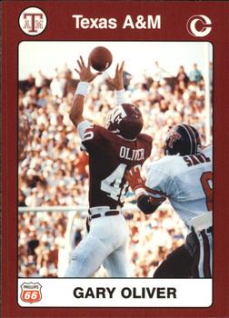 1991 Collegiate Collection Texas A&M Aggies #36 Gary Oliver Front