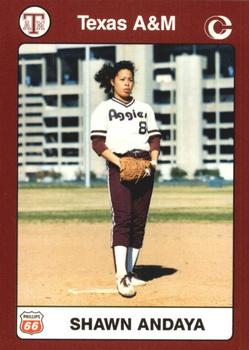 1991 Collegiate Collection Texas A&M Aggies #45 Shawn Andaya Front