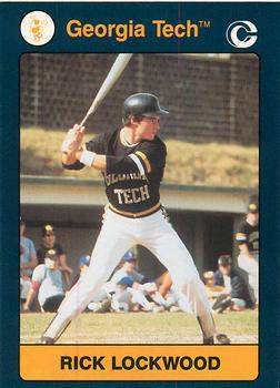 1991 Collegiate Collection Georgia Tech Yellow Jackets #181 Rick Lockwood Front