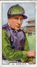 1936 Gallaher Sporting Personalities #42 William Speck Front