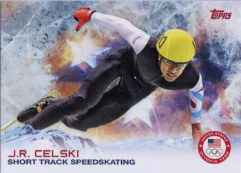 2014 Topps U.S. Olympic & Paralympic Team & Hopefuls #14 J.R. Celski Front