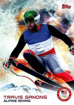 2014 Topps U.S. Olympic & Paralympic Team & Hopefuls #36 Travis Ganong Front