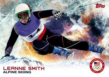 2014 Topps U.S. Olympic & Paralympic Team & Hopefuls #78 Leanne Smith Front