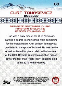 2014 Topps U.S. Olympic & Paralympic Team & Hopefuls #83 Curt Tomasevicz Back