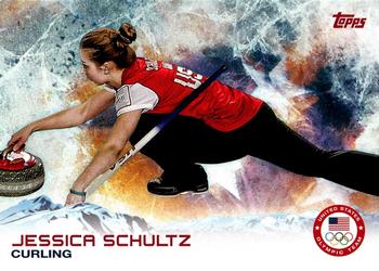 2014 Topps U.S. Olympic & Paralympic Team & Hopefuls #99 Jessica Schultz Front
