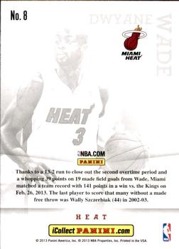 2013 Panini National Sports Collectors Convention #8 Dwyane Wade Back