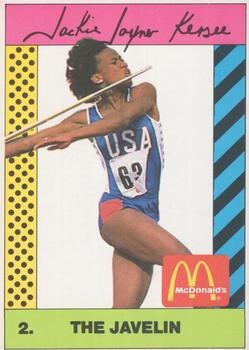 1990 McDonald's Sports Tips #2 Jackie Joyner-Kersee Front