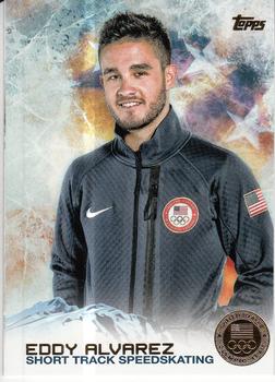 2014 Topps U.S. Olympic & Paralympic Team & Hopefuls - Silver #3 Eddy Alvarez Front