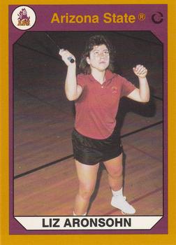 1990-91 Collegiate Collection Arizona State Sun Devils #59 Liz Aronsohn Front