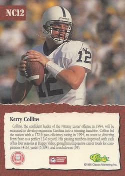 1995 Classic National #NC12 Kerry Collins Back