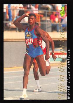 1992 Classic World Class Athletes #58 Carl Lewis Front