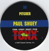 1993 Classic Four Sport - Tonx #38 Paul Shuey Back