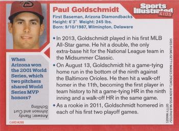 2013 Sports Illustrated for Kids #288 Paul Goldschmidt Back