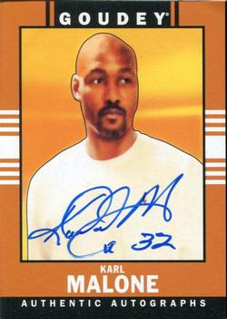 2014 Upper Deck Goodwin Champions - Goudey Autographs #18 Karl Malone Front