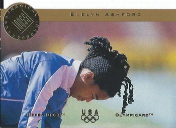 1996 Upper Deck USA Olympicards - Magical Images #MI7 Evelyn Ashford Front
