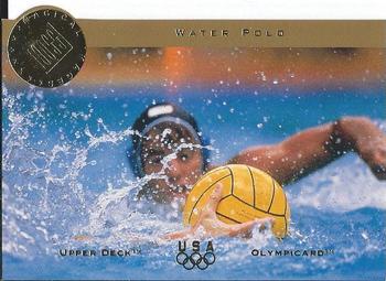 1996 Upper Deck USA Olympicards - Magical Images #MI10 Water Polo Front