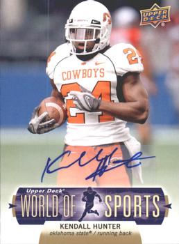 2011 Upper Deck World of Sports - Autographs #96 Kendall Hunter Front