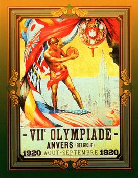 1996 Collect-A-Card Centennial Olympic Games Collection - Oversize Posters #TSC-7 Summer Olympiad VII-1920 Antwerp Front