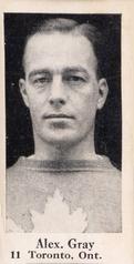 1928-29 Dominion Chocolate Athletic Stars #11 Alex Gray Front