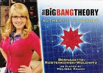 2013 Cryptozoic The Big Bang Theory Season 5 - Authentic Wardrobes #M31 Bernadette Rostenkowski-Wolowitz Front