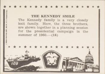 1963 Rosan John F. Kennedy #14 The Kennedy Smile Back