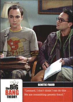 2012 Cryptozoic The Big Bang Theory Seasons 1 & 2 #02 Genetic Fraud Front