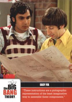 2012 Cryptozoic The Big Bang Theory Seasons 1 & 2 #13 Easy Fix Front