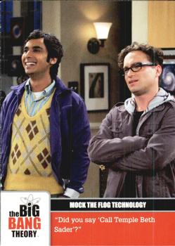 2012 Cryptozoic The Big Bang Theory Seasons 1 & 2 #25 Mock the Flog Technology Front