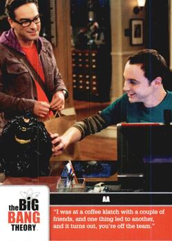 2012 Cryptozoic The Big Bang Theory Seasons 1 & 2 #39 AA Front