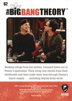 2012 Cryptozoic The Big Bang Theory Seasons 1 & 2 #62 Salt, Shot, Lime Back