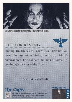 1994 Kitchen Sink The Crow #26 Out for Revenge Back