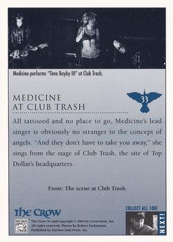 1994 Kitchen Sink The Crow #33 Medicine at Club Trash Back