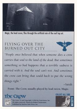 1994 Kitchen Sink The Crow #50 Flying over the Burned Out City Back