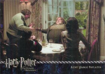 2004 Cards Inc. Harry Potter and the Prisoner of Azkaban #4 Aunt Marge Inflates Front