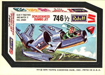 1975 Topps Wacky Packages 14th Series #NNO Rebell Jet Front