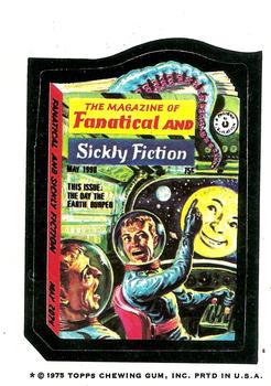 1975 Topps Wacky Packages 14th Series #NNO Fanatical Sickly Fiction Front