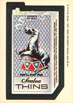 1975 Topps Wacky Packages 14th Series #NNO Sealva Thins Front