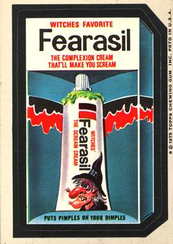 1975 Topps Wacky Packages 14th Series #NNO Fearasil Front