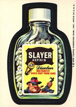 1975 Topps Wacky Packages 14th Series #NNO Slayer Aspirin Front
