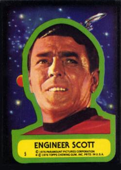 1976 Topps Star Trek - Stickers #5 Engineer Scott Front