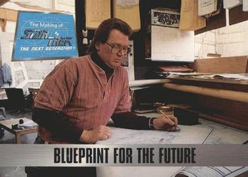 1994 SkyBox The Making of Star Trek: The Next Generation #17 Blueprint for the Future Front