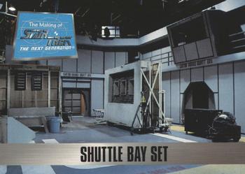 1994 SkyBox The Making of Star Trek: The Next Generation #20 Shuttle Bay Set Front