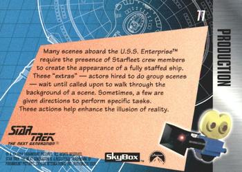 1994 SkyBox The Making of Star Trek: The Next Generation #77 They Also Serve... Back