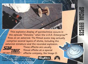 1994 SkyBox The Making of Star Trek: The Next Generation #88 Pyrogenesis Back